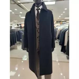 [바쏘옴므]바쏘옴므 세이브존05 블랙오버핏울혼방핸드메이드롱코트 WSZ4CJ120ABKA (43381424)