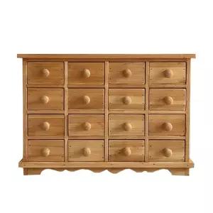 엔틱 소품 약장 약방 수납장 우드 서랍장 고가구