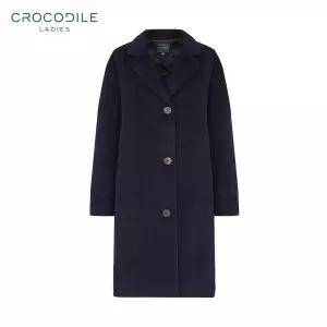 [크로커다일 레이디] 모혼방 루즈핏 단색 코트_CLCWCT106