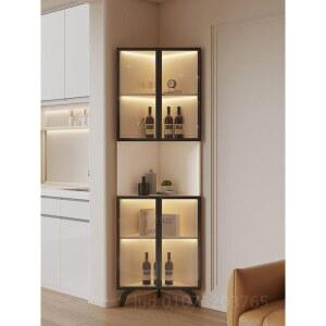 코너장식장 엔틱 위스키 스톤 술장식장 술장 양주장 골드 양주 나비물 인테리어 유리장