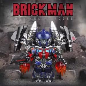 브릭샵 미니피규어 트랜스포머 옵티머스 프라임 범블비 스카이파이어  영화 장난감 브릭