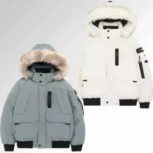 [내셔널지오그래픽](신세계 사우스시티)MW N224MDW030 타루가 남성 퍼 트리밍 후디 구스다운 점퍼 (남성)