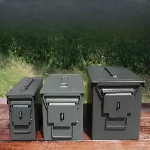 미군 탄통 박스 군용 탄피통 블랙 상자 다용도