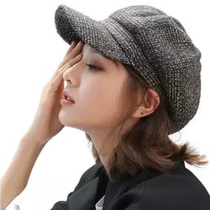 탈부착 가발 캡모자 숏컬 보온 여성 헌팅캡 데일리