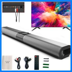 무선 블루투스 사운드 바 스피커 시스템 초강력 사운드 스피커 유선 무선 서라운드 스테레오 홈 시어터 TV