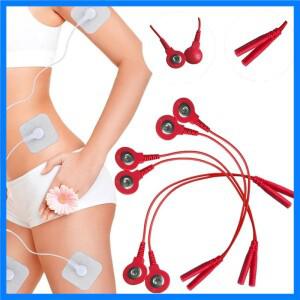 표준 전극 리드 와이어 케이블 전극 와이어 DC 헤드 Tens/Ems 마사지 치료 전극 글러브 2mm 스냅 3.5mm 플