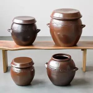 항아리 국산 전통 옹기 뚜껑 3호10L 고추장 소금 된장