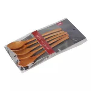 옻칠 고급 숟가락 5매 set 옻칠수저세트 고급수저세트 나무젓가락 나무수저