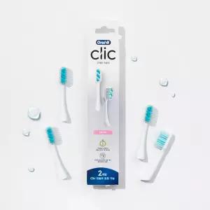 오랄비 클릭CLIC 프리미엄 칫솔 리필모 잇몸케어 2개입 2팩