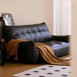 2인용 가죽소파 작은 거실 자취방 원룸 쇼파 편한