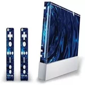 닌텐도 Wii 콘솔과 호환되는 마이티스킨 스킨 데칼 + 와이모트 컨트롤러 스티커 2종 - 블루 보텍스