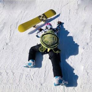 스노우보드 엉덩이보호대 인형 동물 세트 보호장비 핑크거북 초보자