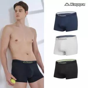 [카파][카파] 3D 입체 자가드 밴드 메쉬 드로즈 3종세트