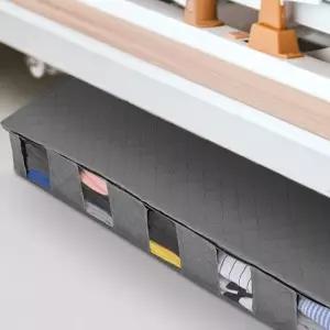 접이식 옷정리함 수납 박스 다용도 언더베드 정리함 (WFKAWOJ)