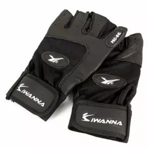 아이워너 가죽 헬스 장갑 일반형 블랙 XL 1P 반오픈
