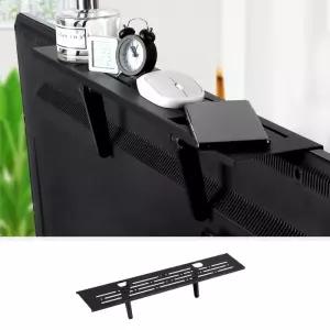 TV상단 모니터위 셋톱박스 선반 소형 다용도 사무실 접이식 셋탑 거치대