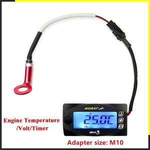 바이크 오토바이 실린더 헤드 온도 전압계 시간 norxi YAMXHA NMAX Mini3 LED 디지털 디스플레이 쿼드 평방