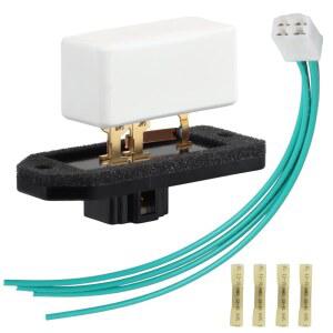 커넥터 와이어 하네스가 있는 KPALAG HVAC 팬 블로어 모터 저항기, 닷지 램 1500 2500 3500 픽업 지프 그랜드 체로키 교체 #: 4720278 973020 68004241AA 6800459AA