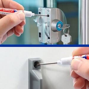 롱헤드 마커 욕실 목공 장식 범용 딥 홀 펜