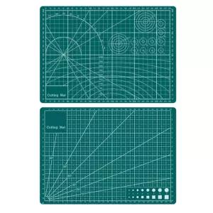 A4 양면 고무 커팅매트 보조선 데스크매트 책상덮개