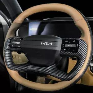 기아 더 뉴 쏘렌토 MQ4 (26년형) 자동차 핸들 프레임 포인트 카본 튜닝 몰딩