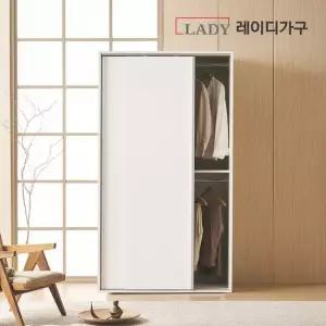 레이디가구 프리핏 키큰 슬라이딩 옷장 행거형 B (2단+2단) 1200