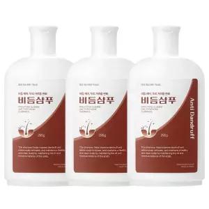 키오스킨 75시간 비듬완화지속 비듬샴푸 두피가려움개선 지루성두피 295g 3개