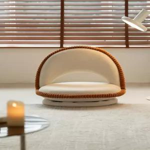 좌식 의자 360도 등받이 좌식의자 회전 접이식 소파