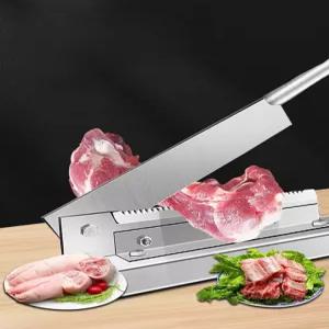 생닭 절단기 돼지 망간강 기계 뼈 족발 자르는 정육점 고기 홀더 작두 수동 이상 커팅기