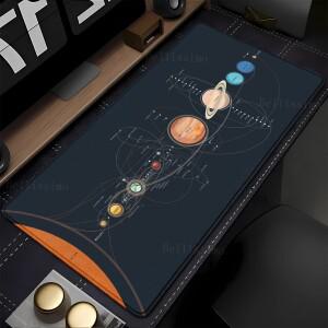 [호환품]게이머 우주 태양계 마우스 패드 홈 컴퓨터 테클라도  사무실 액세서리 카펫 책상 매트