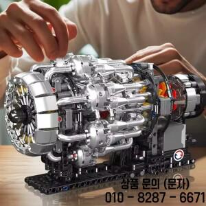 몰드 킹 10216 터보제트 엔진 모델    DIY 조립 키트 STEM 크리스마스 선물 (십대 및 항공 애호가용)