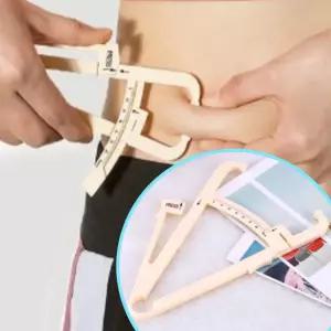 뱃살 두께 재는 살 측정기 자 복부 옆구리 집게형 체크하기 눈금 관리 도구 지방 눈바디 사이즈 접히는