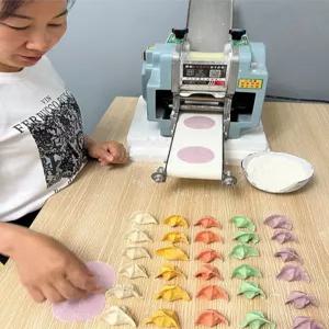 만두피 기계 업소용 자동 제면기 반죽 롤러 소형 만두 몰드 칼국수 롤빵 반죽기