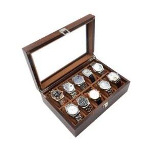 우드 손목시계 케이스 보관 원목 정리함 시계 팔찌 우드케이스 10칸