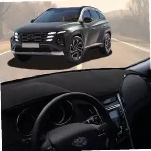 자동차 더뉴투싼NX4 PE 대시보드커버 미끄럼방지 블랙 레드 스티치 차량 난반사 눈부심 햇빛가리개