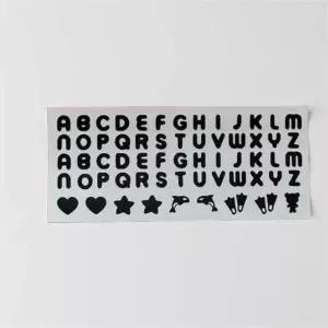 오리발 타투 스티커 숏핀스티커 패들 방수 네임 롱핀 핀스티커