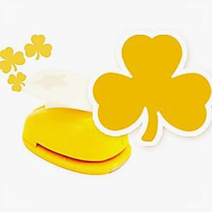 [2개구성] 모양펀치 R-25펀칭규격25mm이내 051 세잎클로버 미니펀칭기 별펀치 원펀치 꾸미기펀칭기 GHW27DBA4