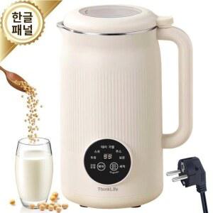 씽크라이프 원터치 자동세척 두유제조기1000ml 가열 800ML 대용량 800M 믹서