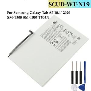 호환 삼성 갤럭시 탭 A7 T505C 태블릿 배터리 + 도구용 새 SCUD-WT-N19 7040mAh 교체