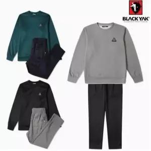 [롯데백화점]블랙야크 키즈 신상 상하세트 신축성 활동성 좋은 O빌레이니트맨투맨세트 1BKSEFU904
