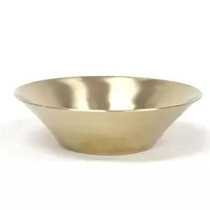 [조르지오]빵짜유기 YR00MP07 샐러드볼 놋그릇 접시 유기그릇 디저트 접시 디저트볼 방짜유기 아이스크림