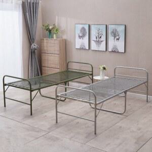 철제 침대프레임 접이식 고시원 화이트 원목 매트리스 자취방