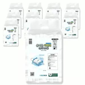 위생 매트 대형 90X60cm 100개 청결 패드 바닥 보호 시트 세탁 가능 장시간 사용