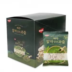 제주 말차 담은 과즐22g 8개 1통 전통간식 한과 명절 설 선물 과줄