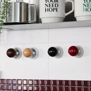 컴포즈 무타공 흡착 미니볼 후크 4colors 벽 문 주방 책상 고리 걸이