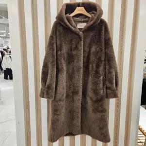 스테파니 HC11 밍크롱후드코트  a24jk4441