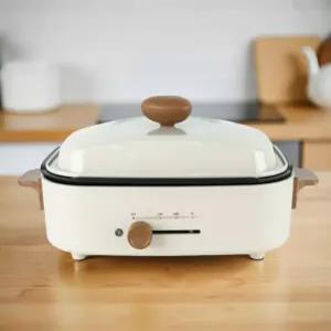 기름 안튀는 그릴 캠핑 바베큐 연기 없는 고기 삼겹살 굽기 3중코팅 멀티