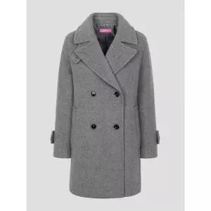 [국내정품] 빈폴 BEANPOLE LADIES [B. my] 울 혼방 마치 코트 - 애쉬 2538565