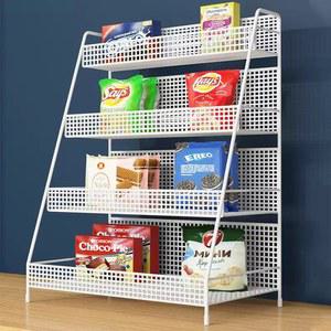 라면 진열대 과자 피씨방 매대 슬림 미디움 작업실 블랙 2단 수납장 보관대 철제선반