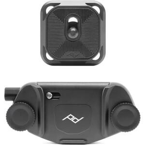 카메라 백팩 스트랩 클립 퀵 릴리즈 키트 V2 QR 플레이트 삼각대 마운트 어댑터 캡처